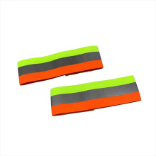 Hi vis elastic reflective safety bands running armband straps